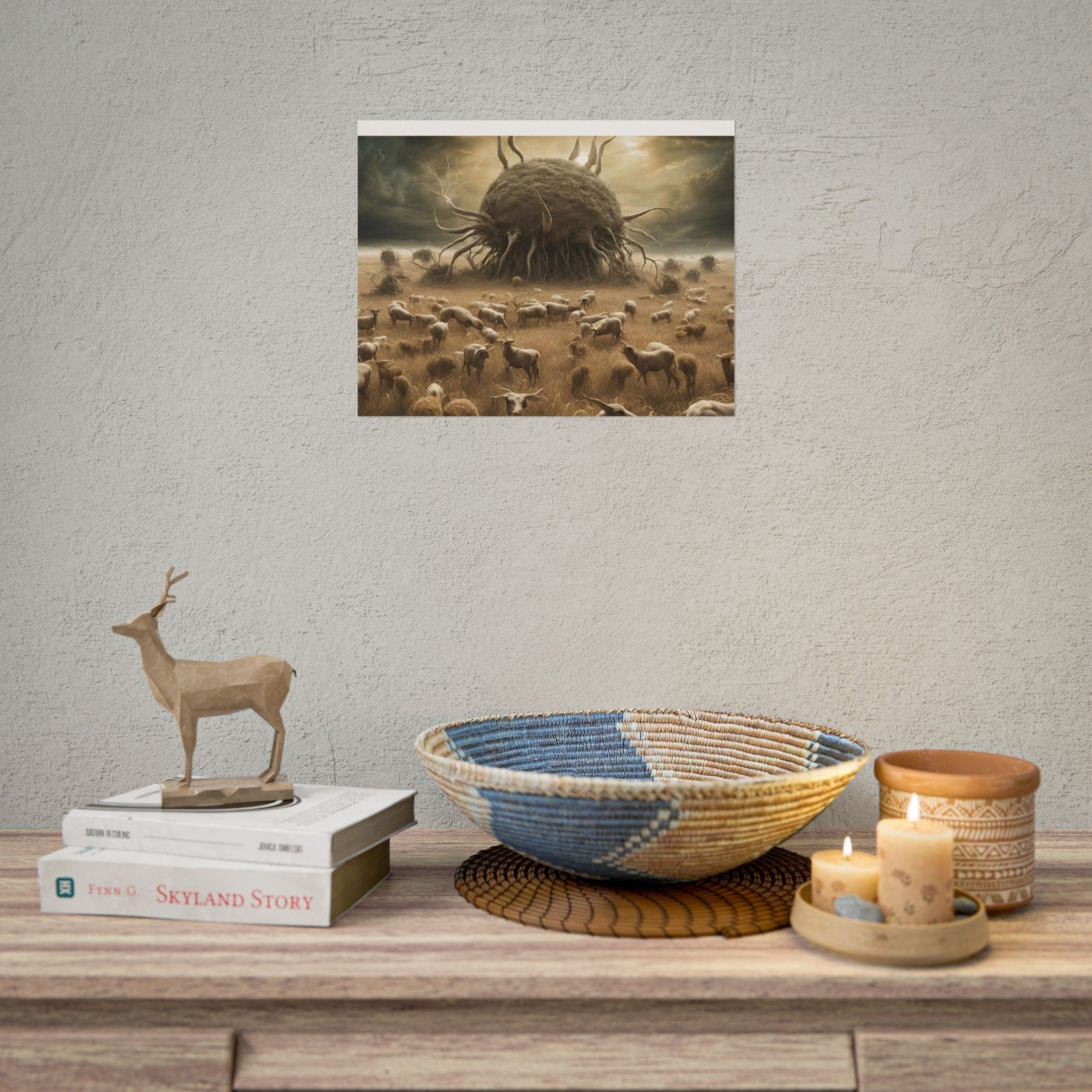 Surreal Mystical Nature Landscape Rolled Poster - Image 16