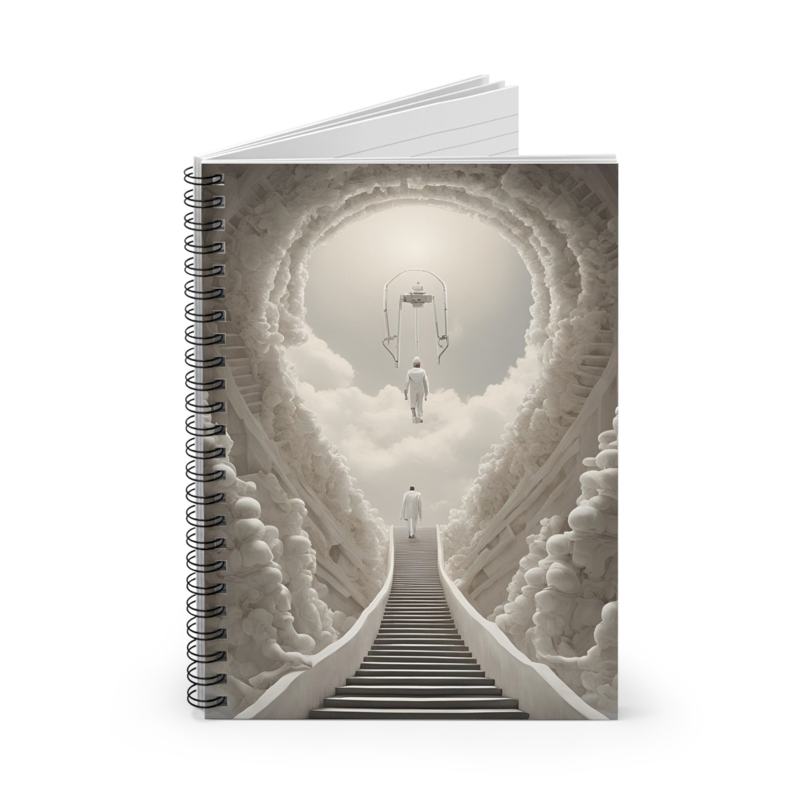 IS_3221 Robot Heaven Spiral Notebook - Image 2