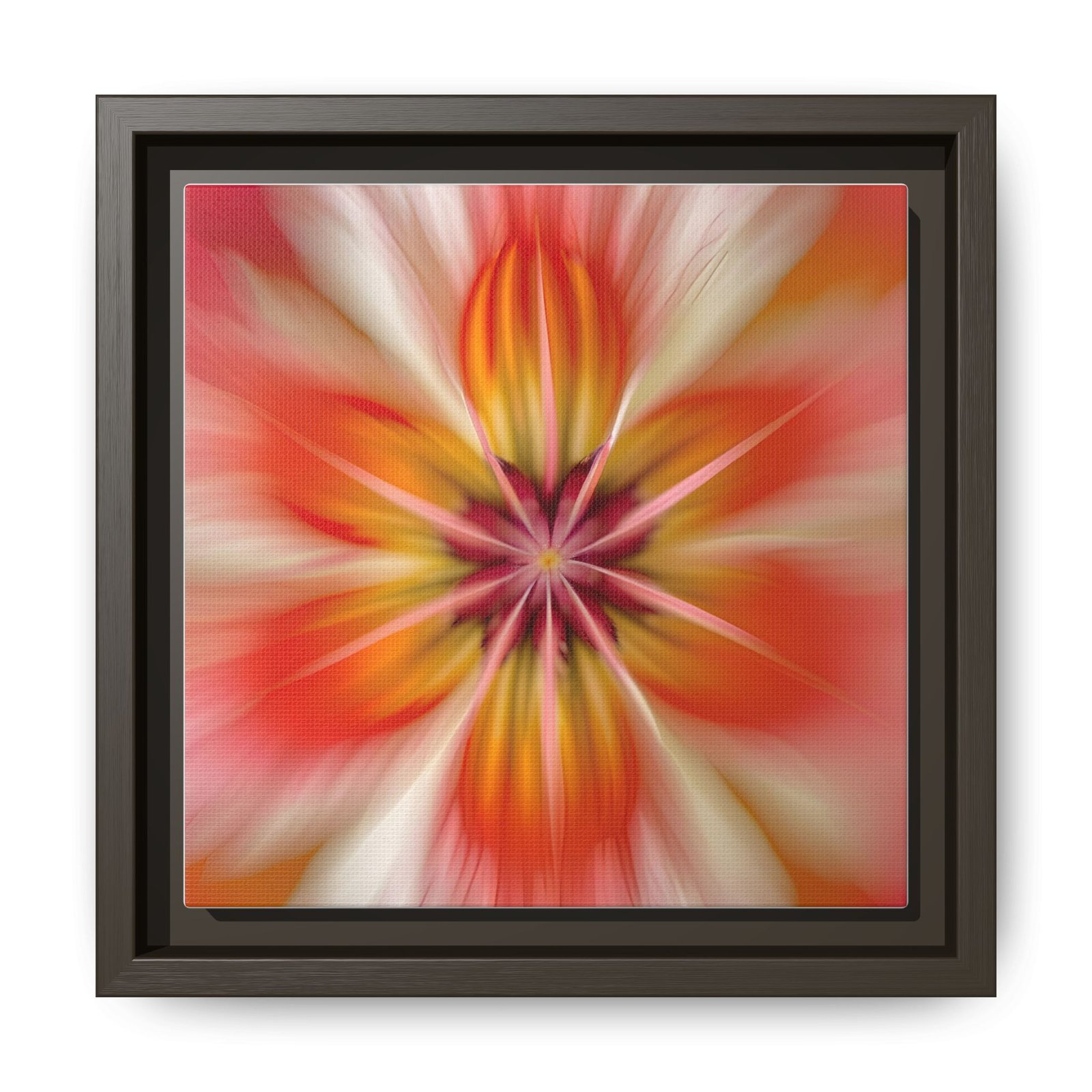 IS_4874 Framed Floral Burst Matte Canvas Art - Image 4