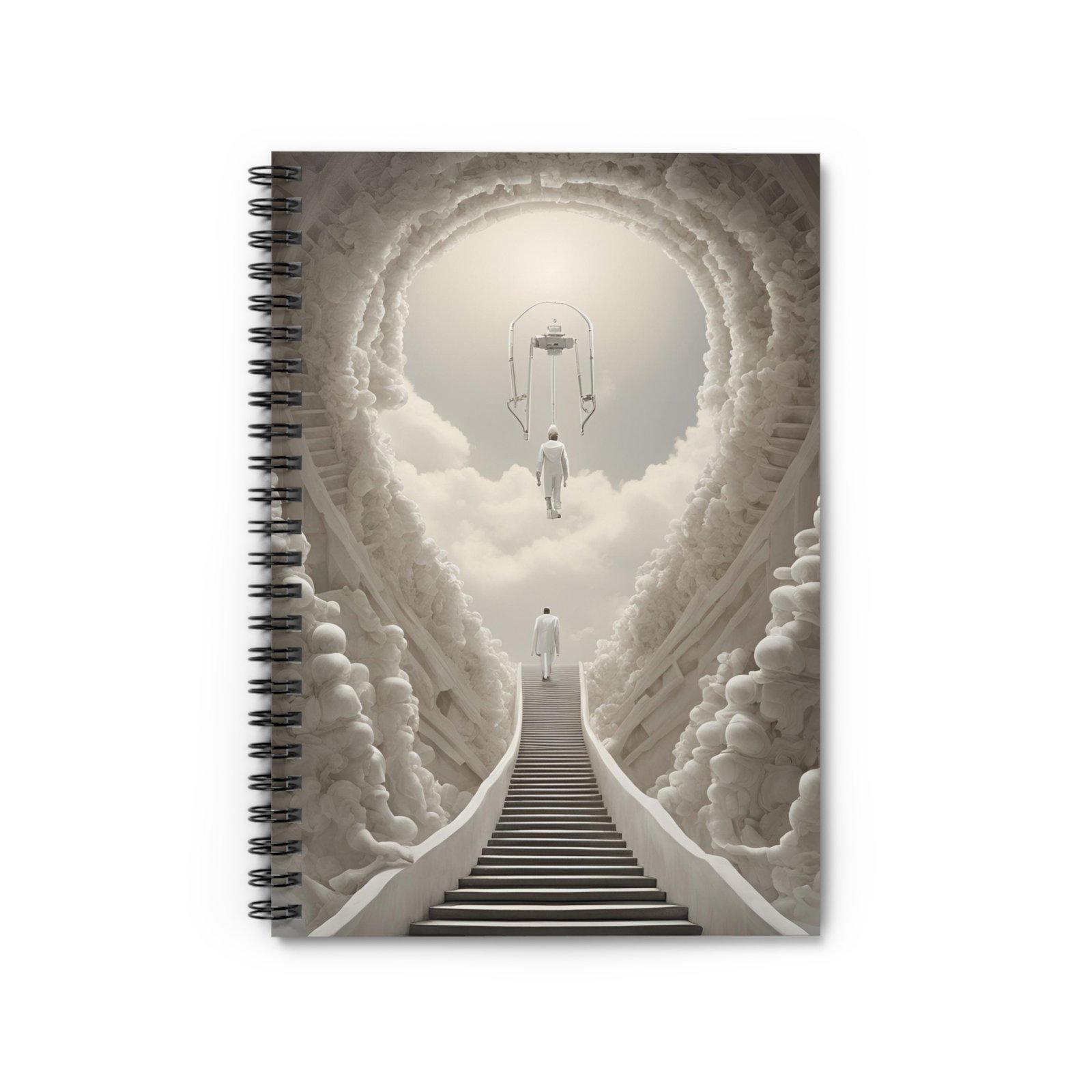 IS_3221 Robot Heaven Spiral Notebook