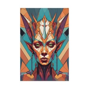 Alien Queen Cubism Rolled Posters IS_3410