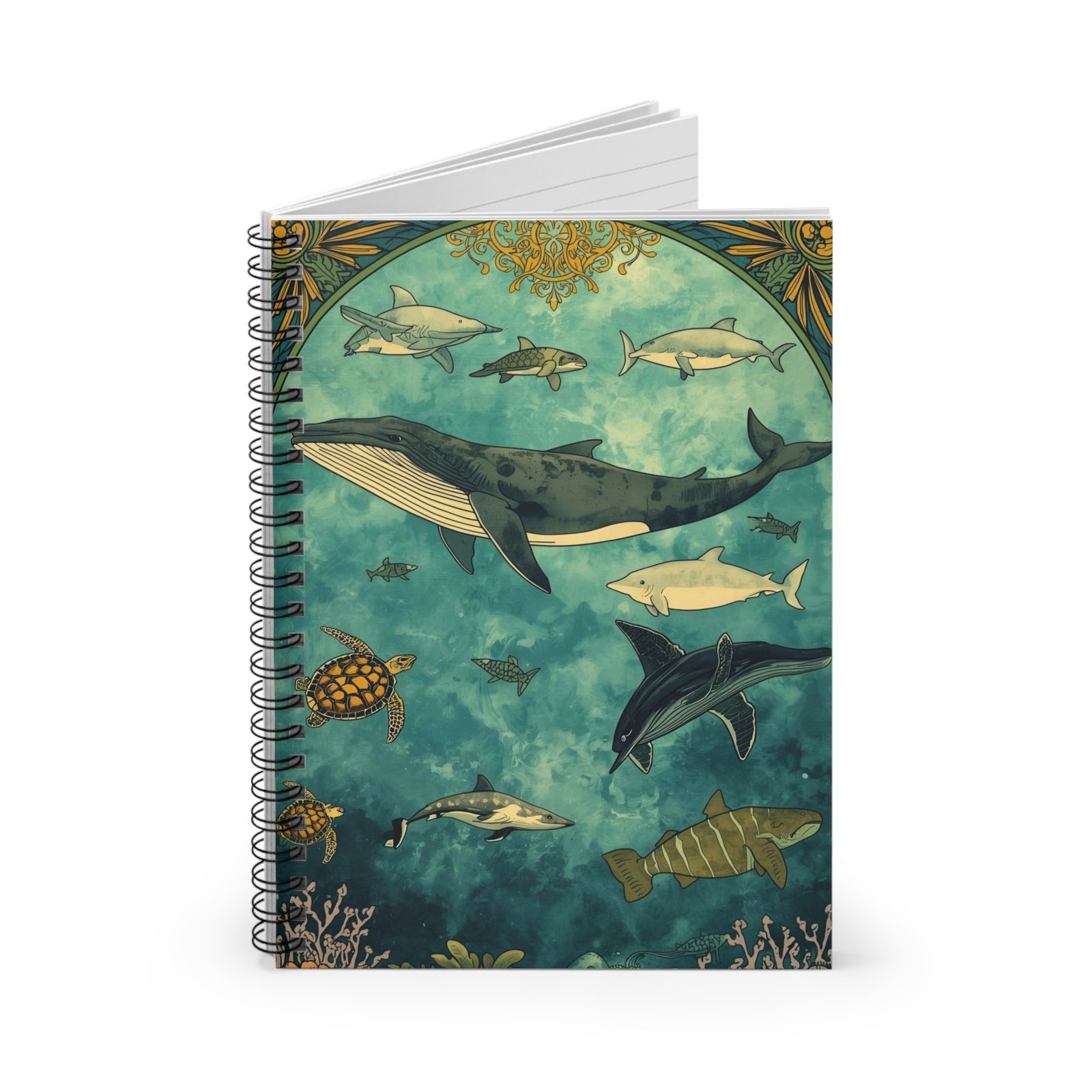 IS_6375 Ocean Life Spiral Notebook - Image 2