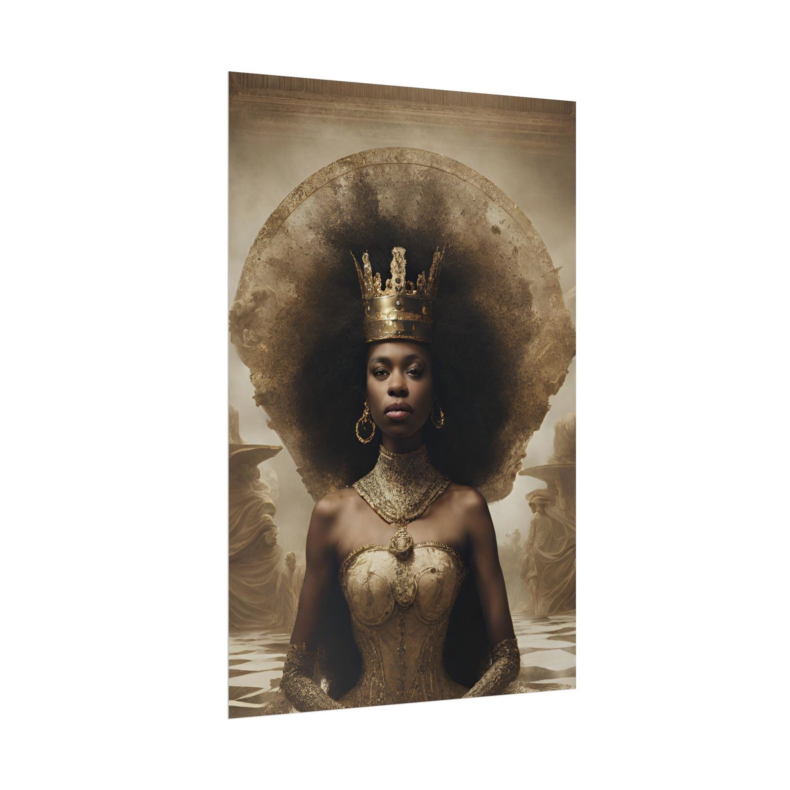 IS_0364 Majestic Queen Rolled Poster - Elegant Home Decor - Image 7