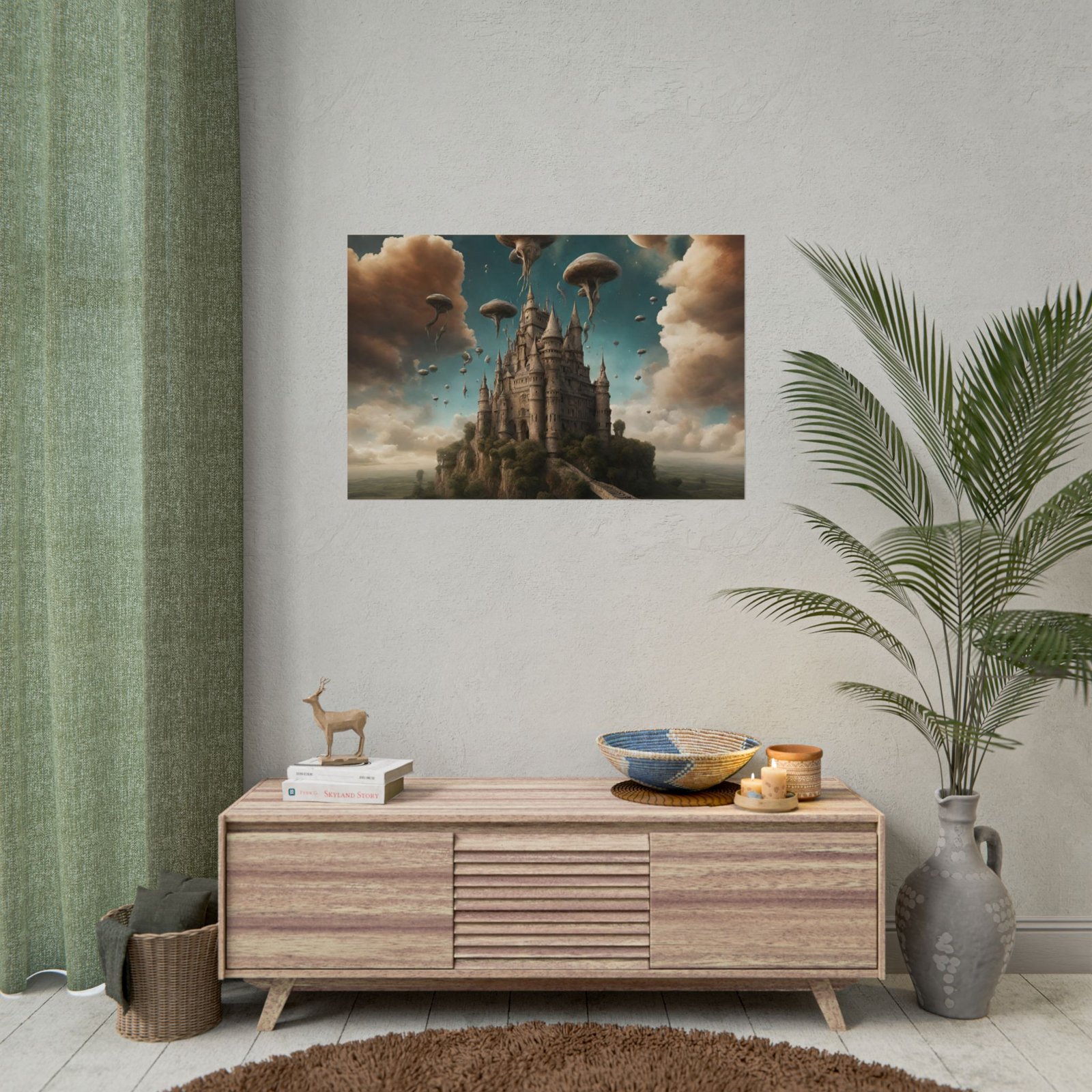 IS_0843 Fantasy Castle Rolled Poster - Image 4