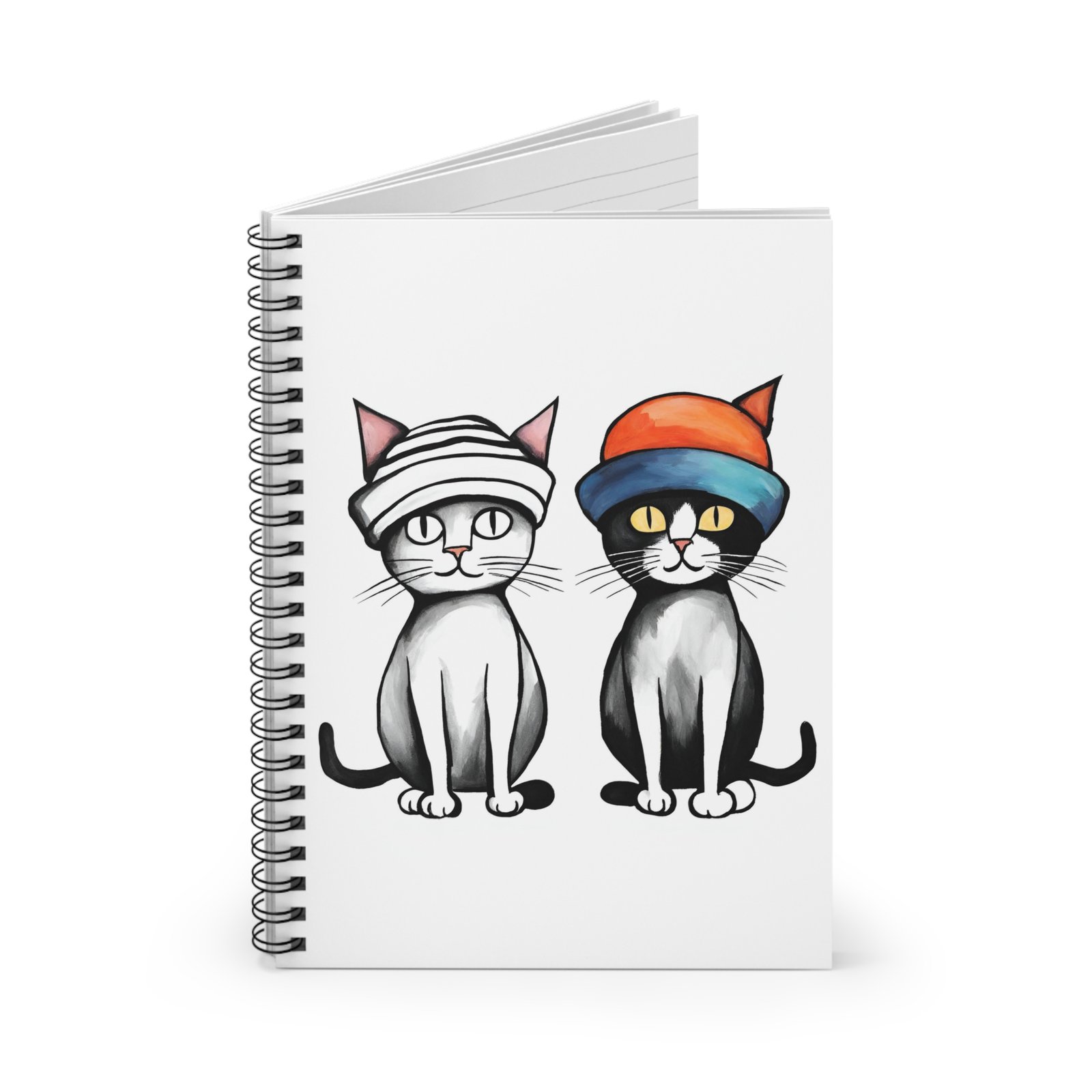 Portrait Cats Spiral Notebook