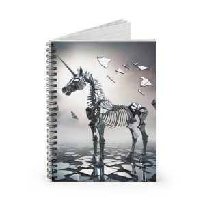 IS_4832 Mystical Unicorn Spiral Notebook