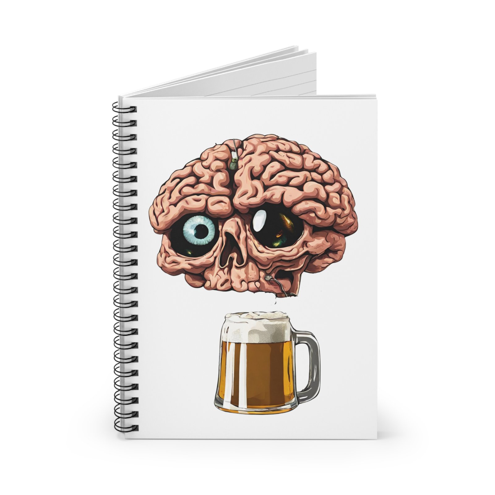 Brain Spiral Notebook