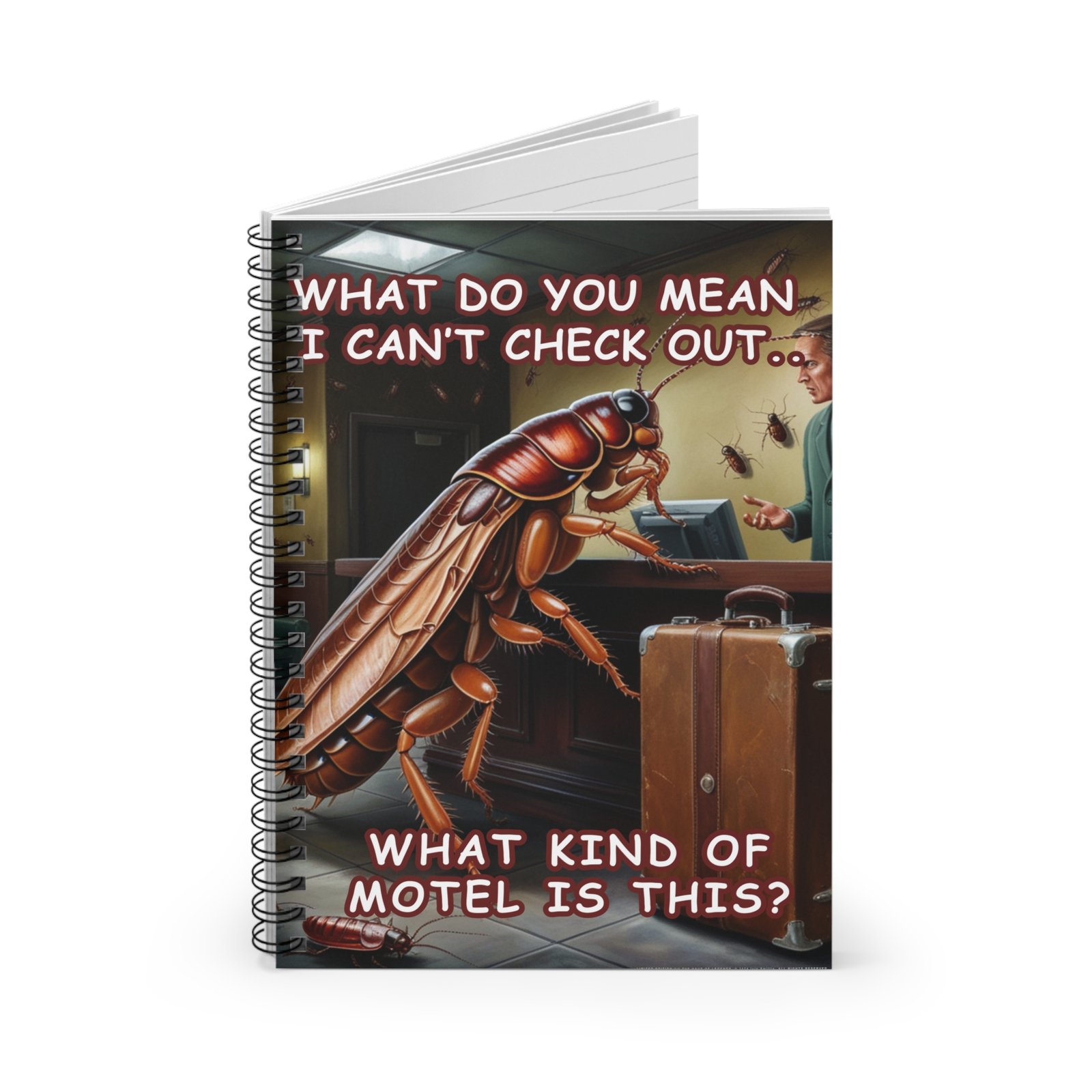 Roach Motel Spiral Notebook - Image 2
