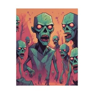 IS_3031 Zombie Rolled Posters