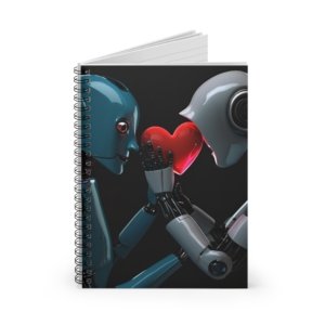 Robot Heart Spiral Notebook IS_3908