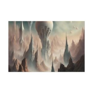 Ethereal Fantasy Landscape Rolled Poster