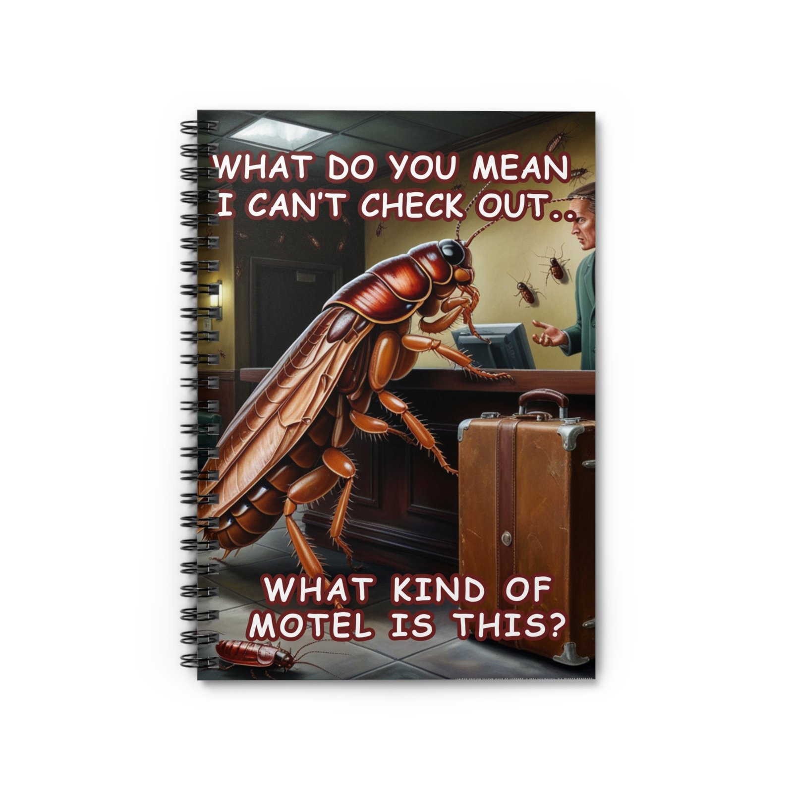 Roach Motel Spiral Notebook