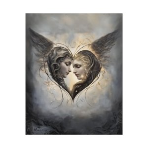 IS_1296 Angel Heart Rolled Posters