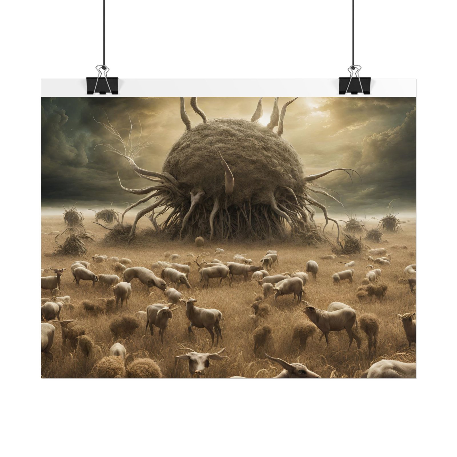 Surreal Mystical Nature Landscape Rolled Poster - Image 18