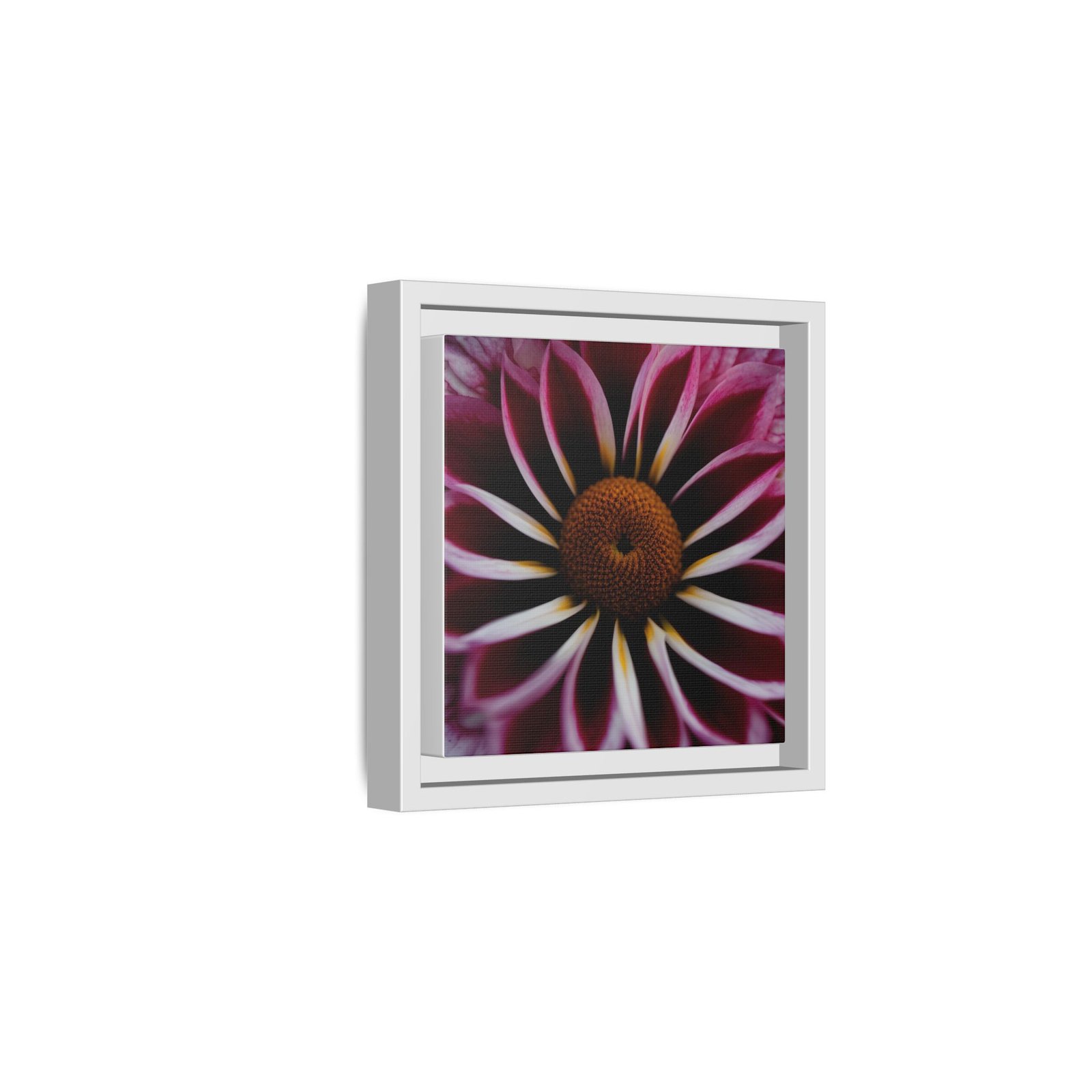 Pink Daisy Floral Matte Canvas FRAMED 8x8" - Image 8
