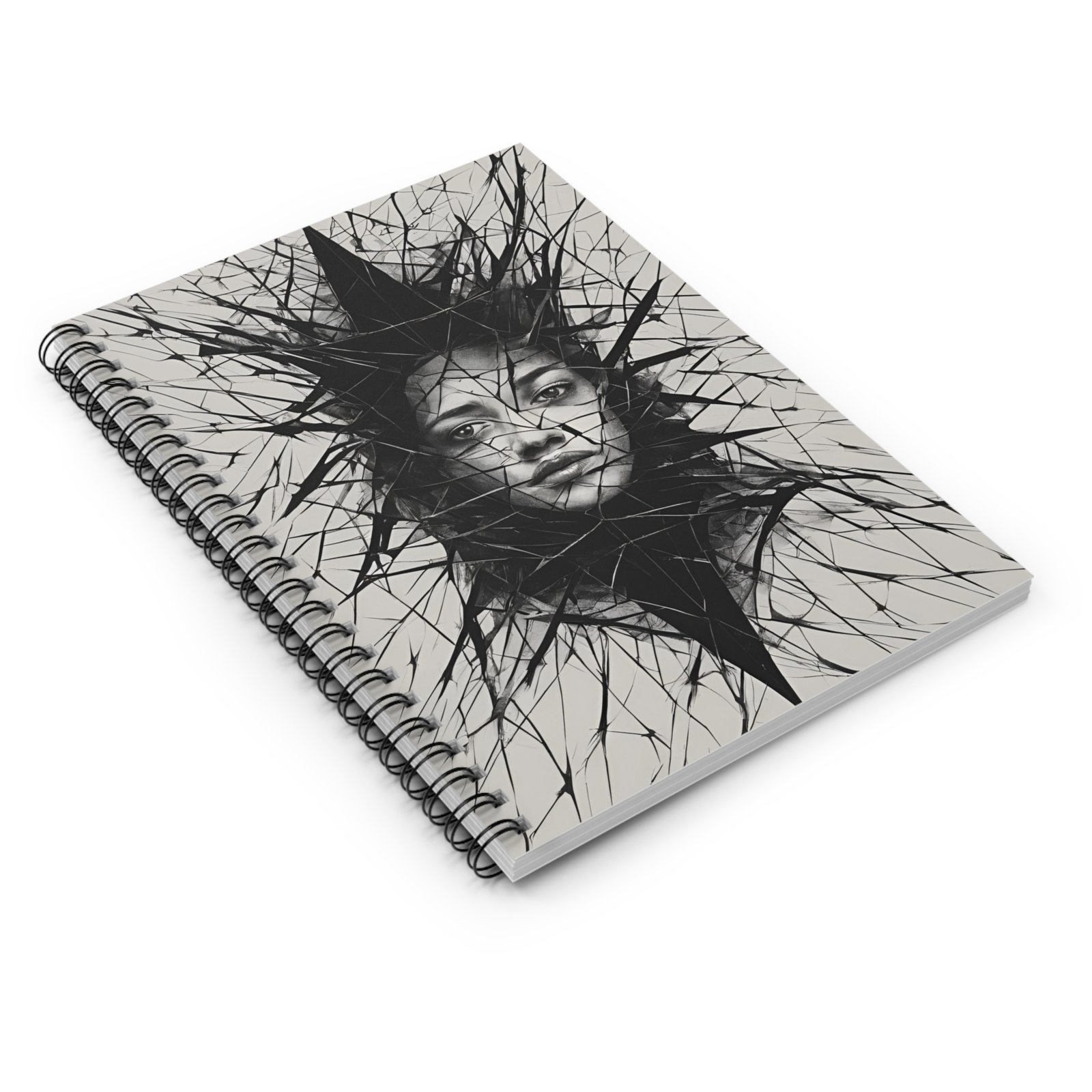 Edgy Artistic Spiral Notebook - Image 3