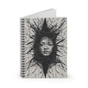 Edgy Artistic Spiral Notebook
