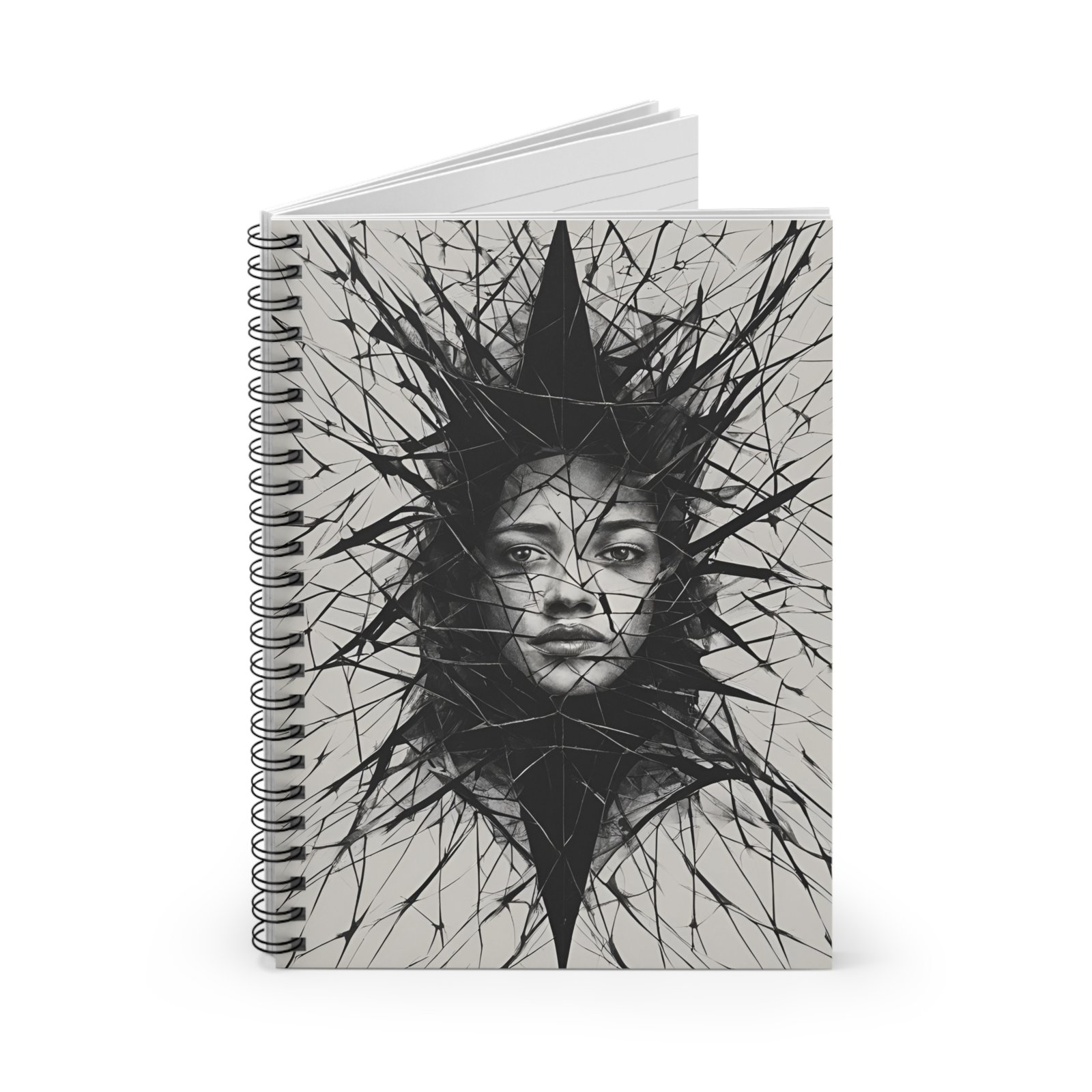Edgy Artistic Spiral Notebook