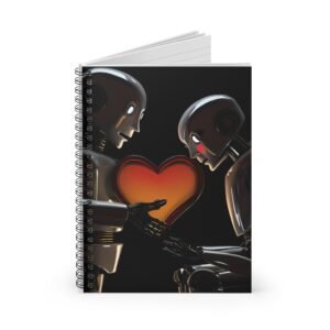 Robot Heart Spiral Notebook IS_3905