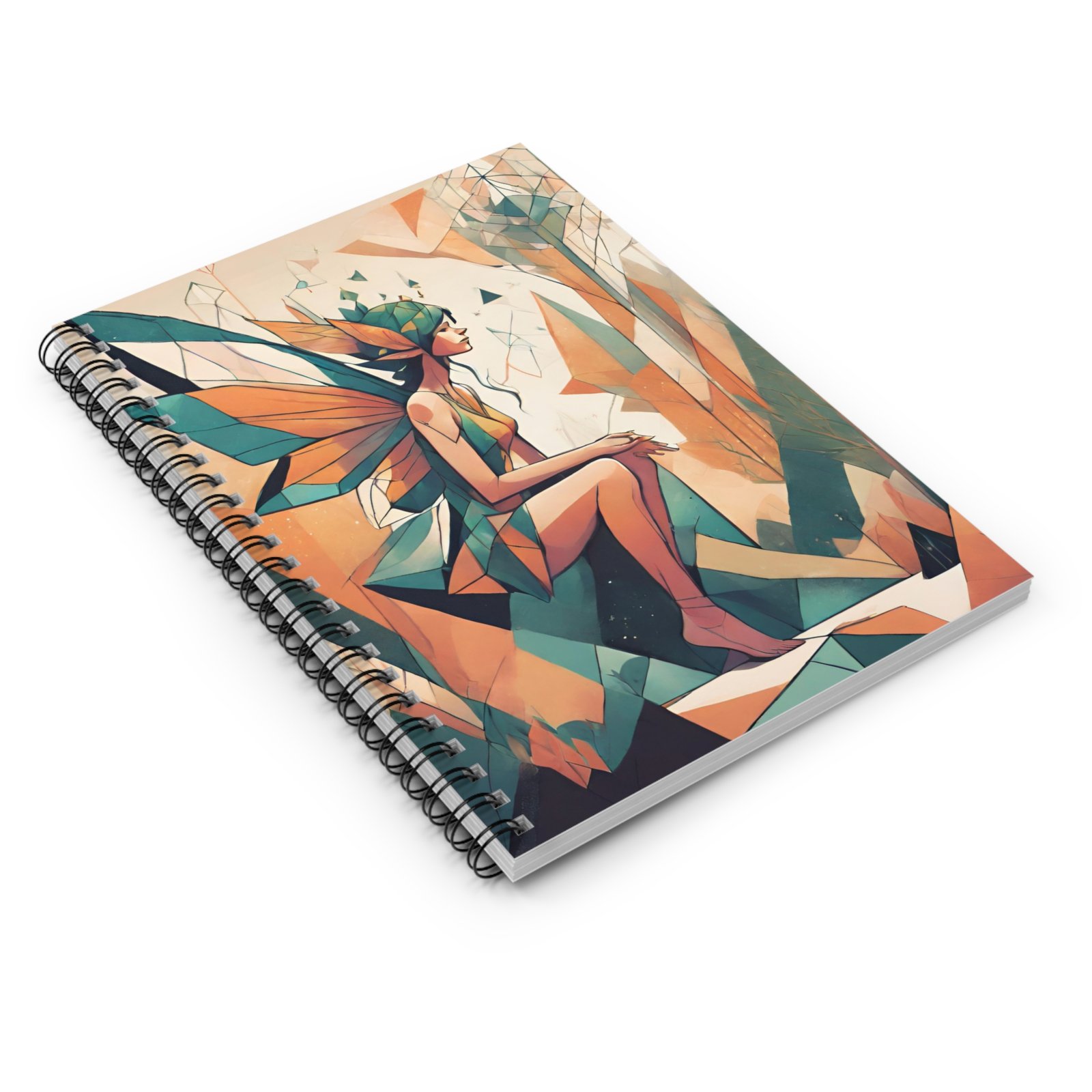 Abstract Geometrical Fairy Spiral Notebook - Image 3