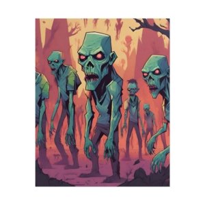 IS_3033 Zombie Rolled Posters