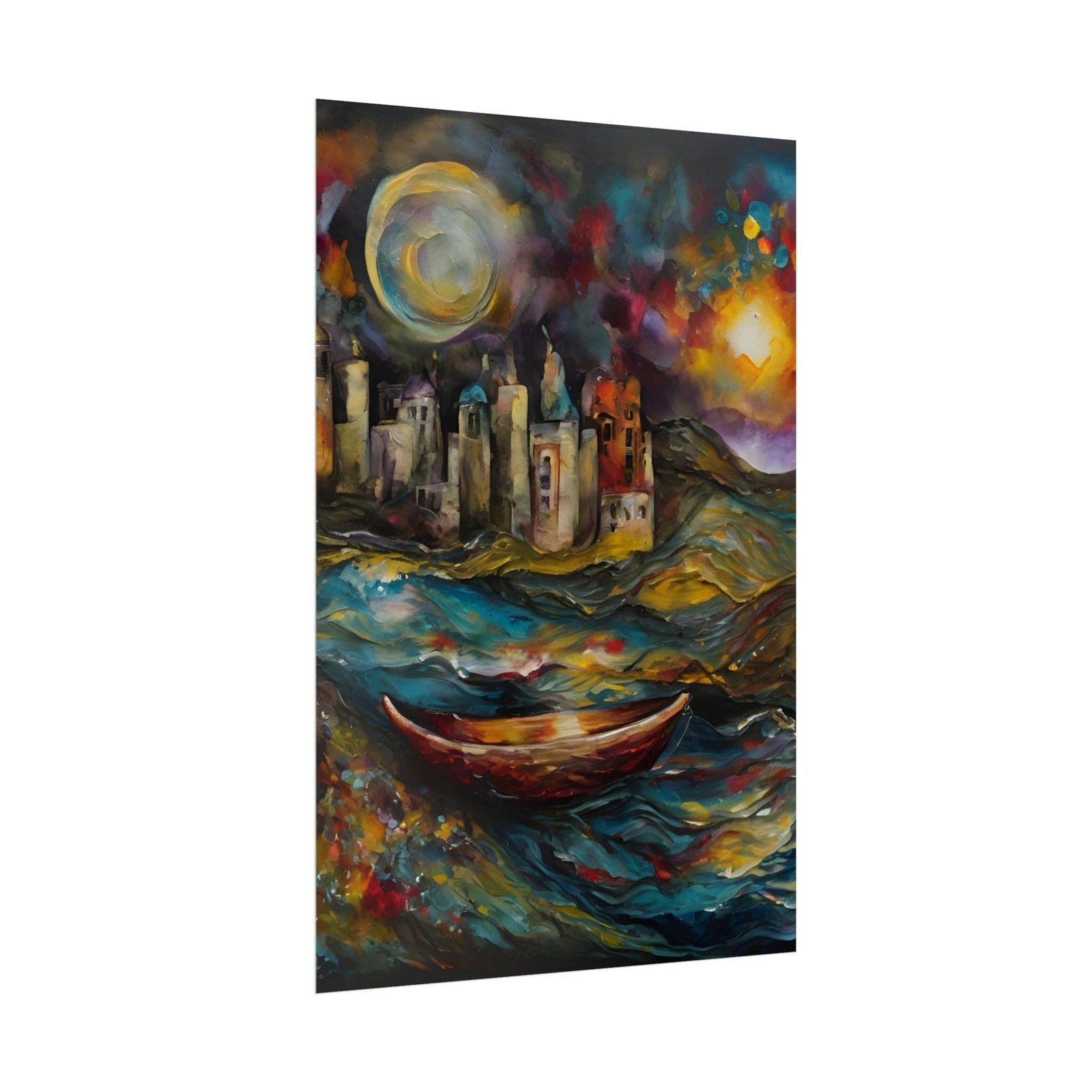 IS_4903 Colorful Abstract Rolled Poster - Image 3