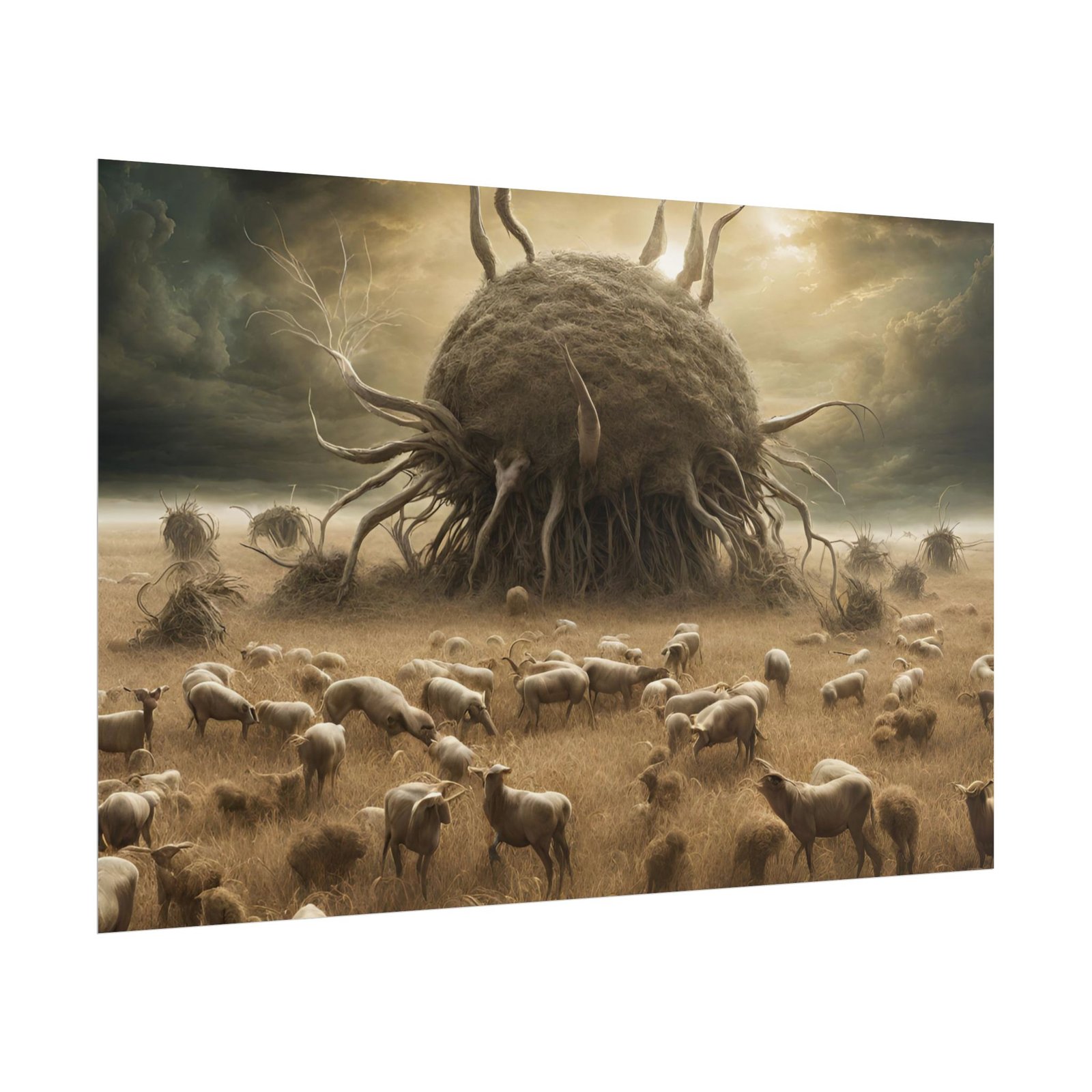 Surreal Mystical Nature Landscape Rolled Poster - Image 4