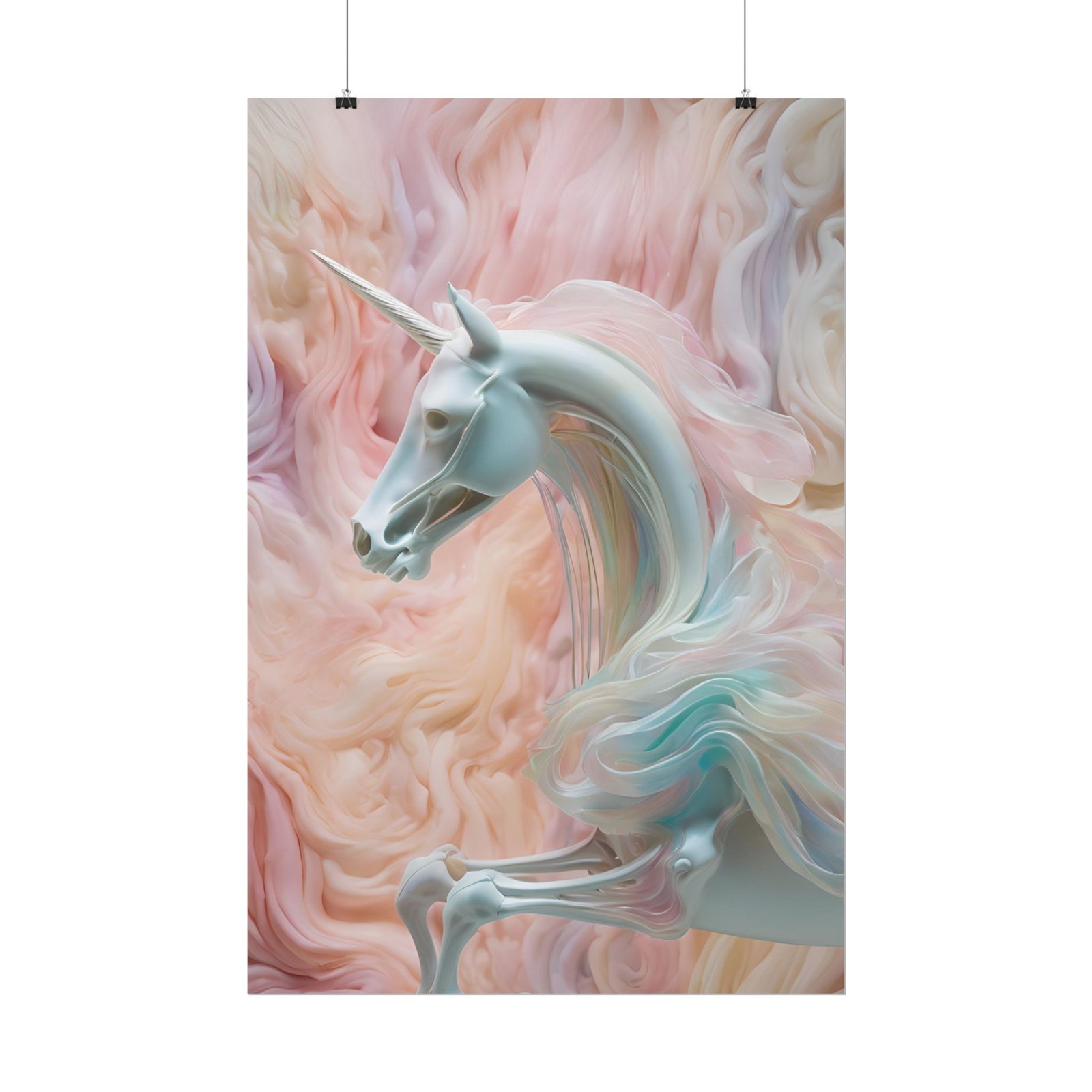 IS_4833 Whimsical Unicorn Rolled Poster - Image 2