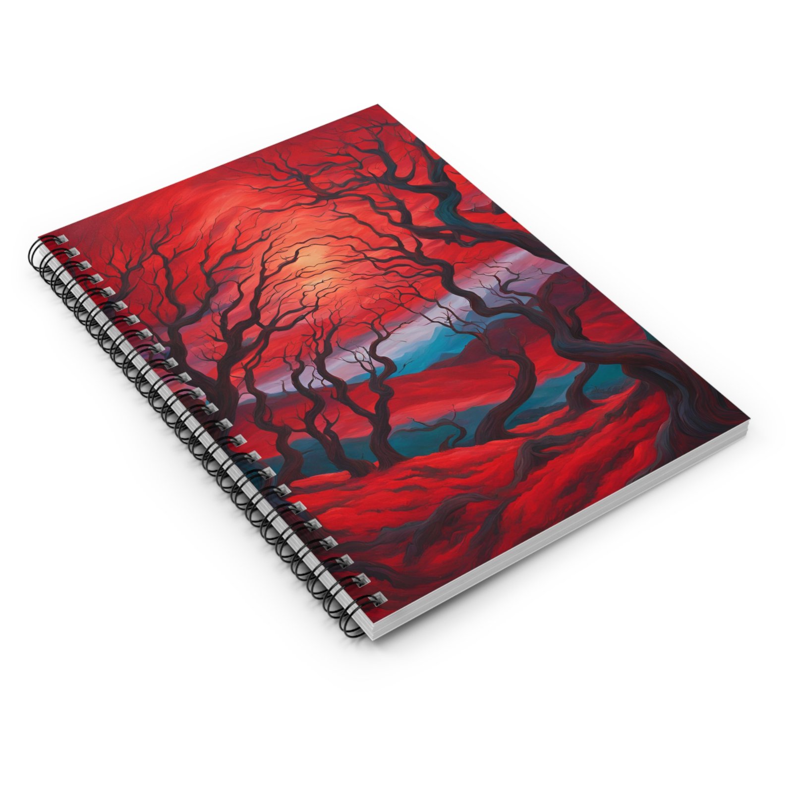 Expressionist Trees Spiral Notebook - Image 3