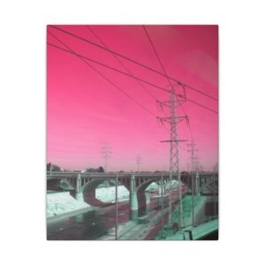 Los Angeles 6th Street Bridge Canvas 8x10"