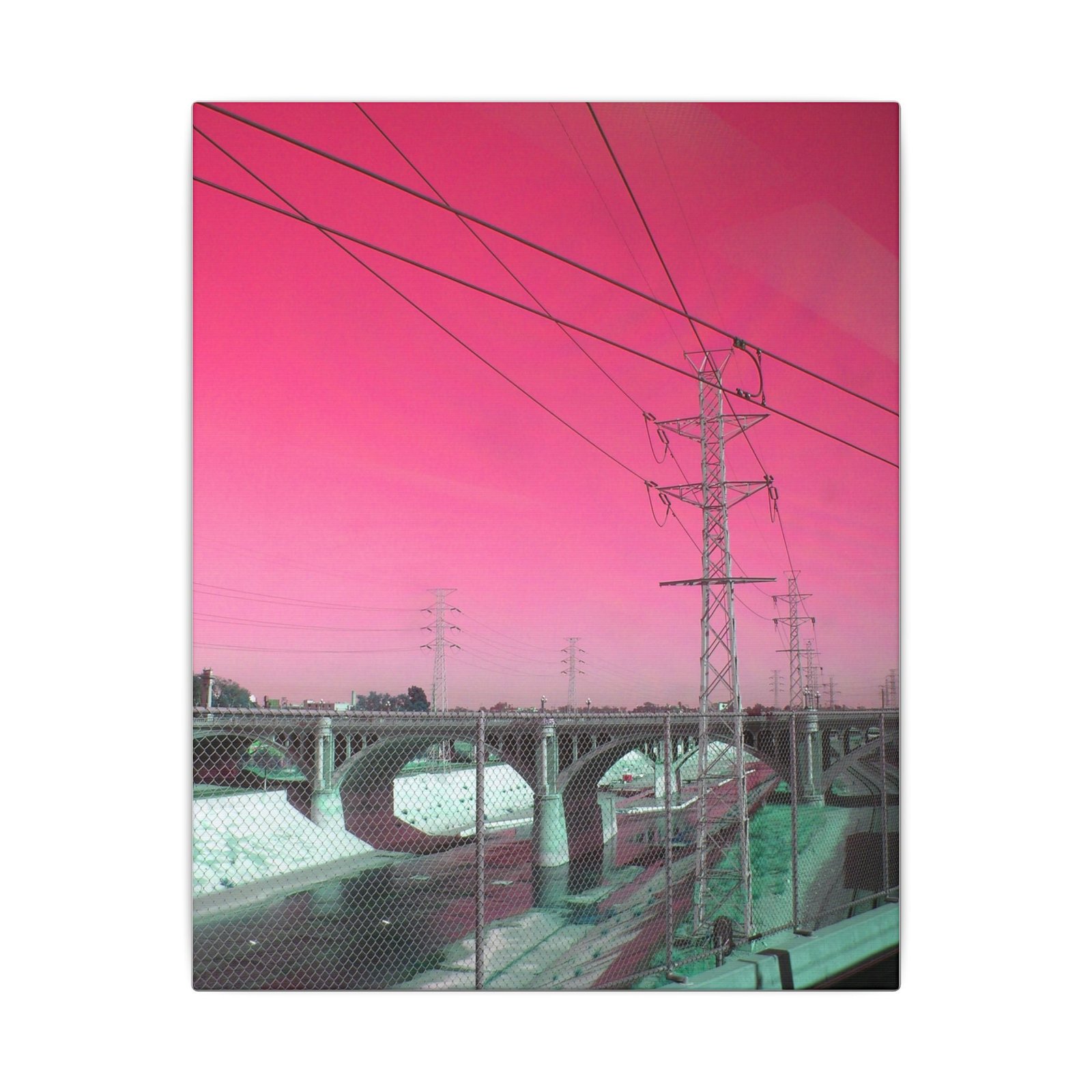 Los Angeles 6th Street Bridge Canvas 8x10"