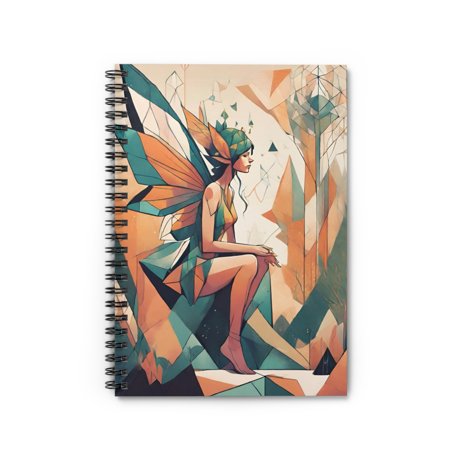 Abstract Geometrical Fairy Spiral Notebook - Image 2