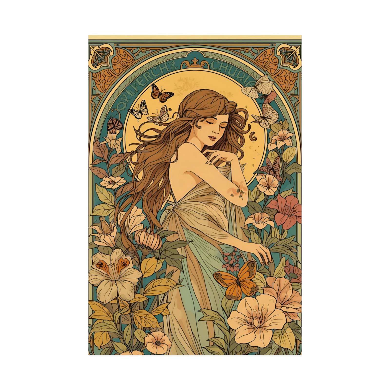 IS_6289 Art Nouveau Rolled Posters - Image 5