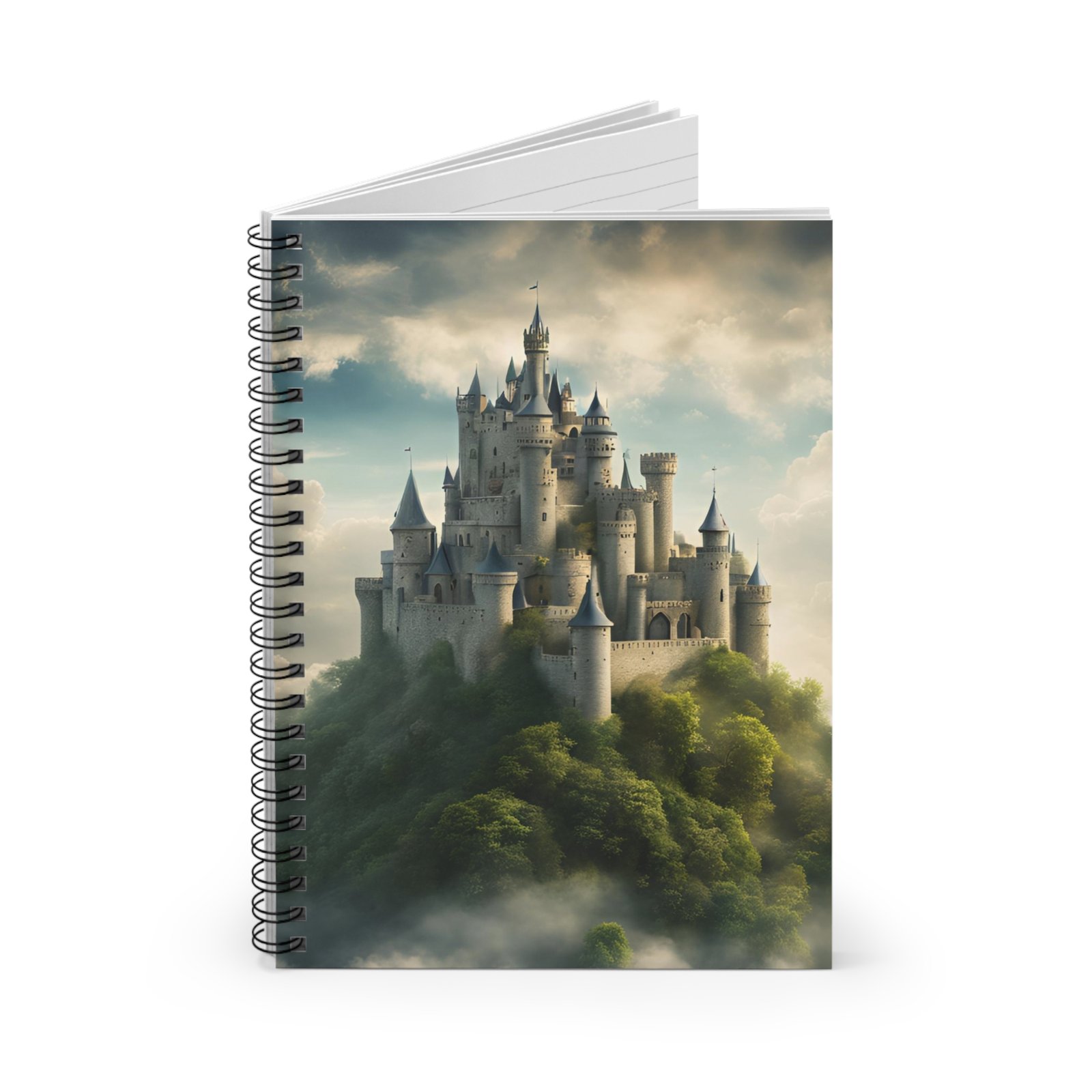 Castle Clouds Spiral Notebook