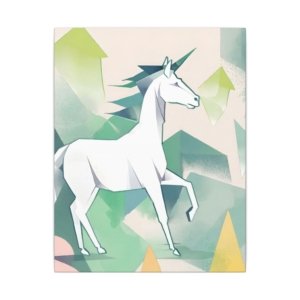 IS_1286 Unicorn Matte Canvas