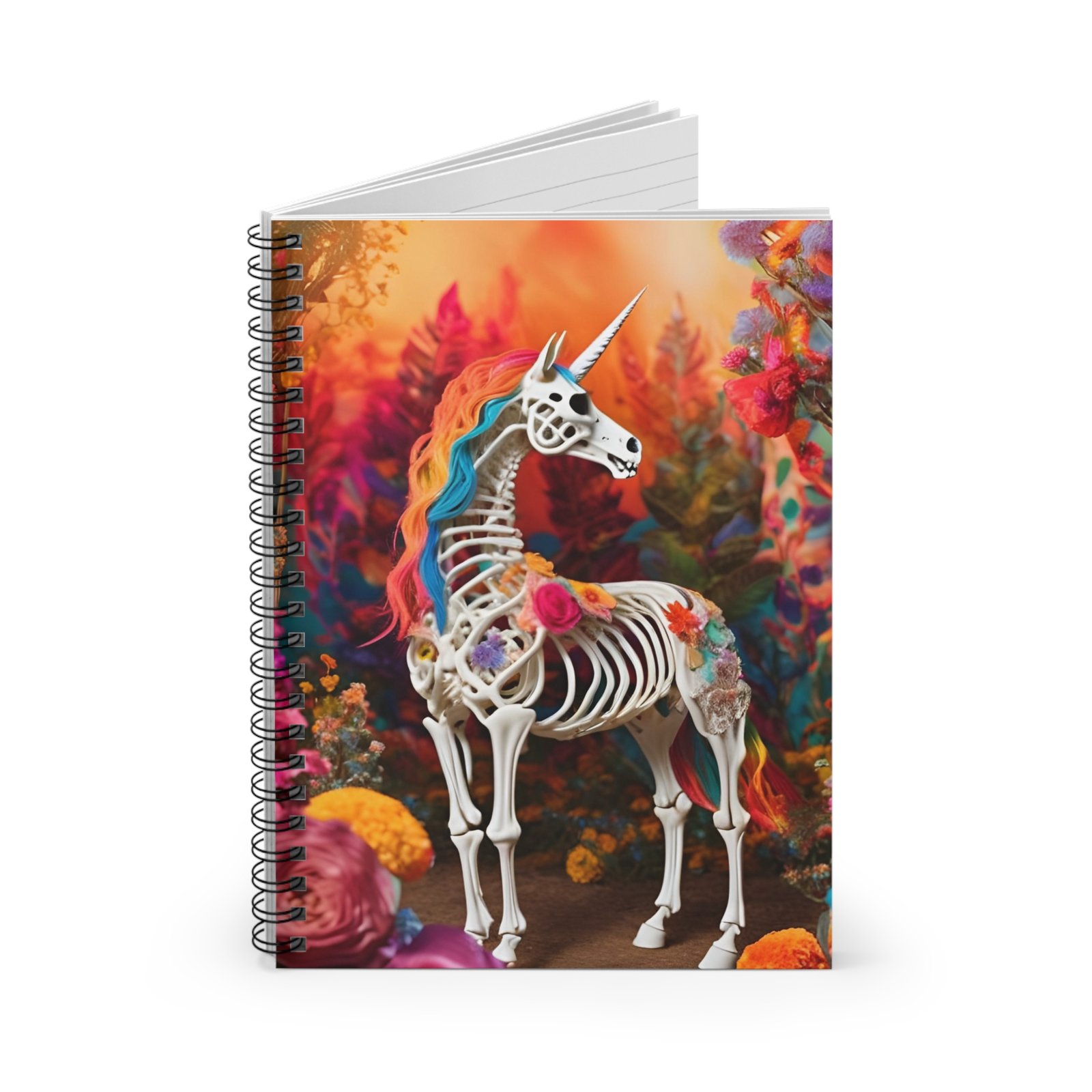 IS_4835 Whimsical Unicorn Spiral Notebook