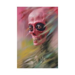 Edgy Gothic Skull Rolled Poster
