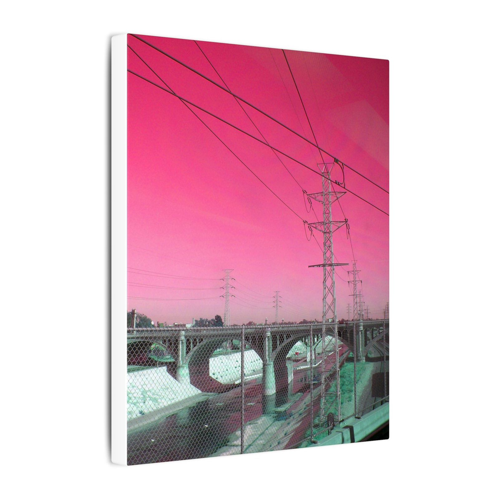 Los Angeles 6th Street Bridge Canvas 8x10" - Image 2