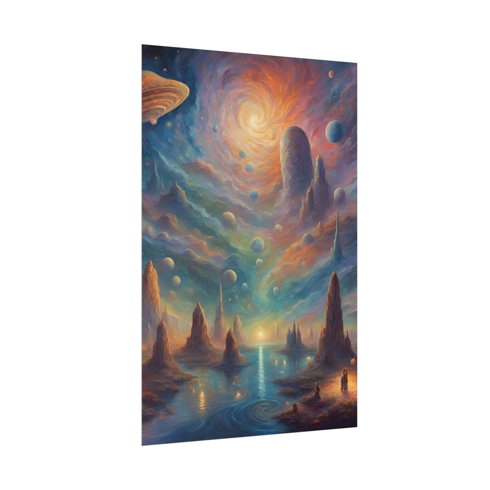 IS_0095 Cosmic Dreamscape Rolled Poster - Image 3