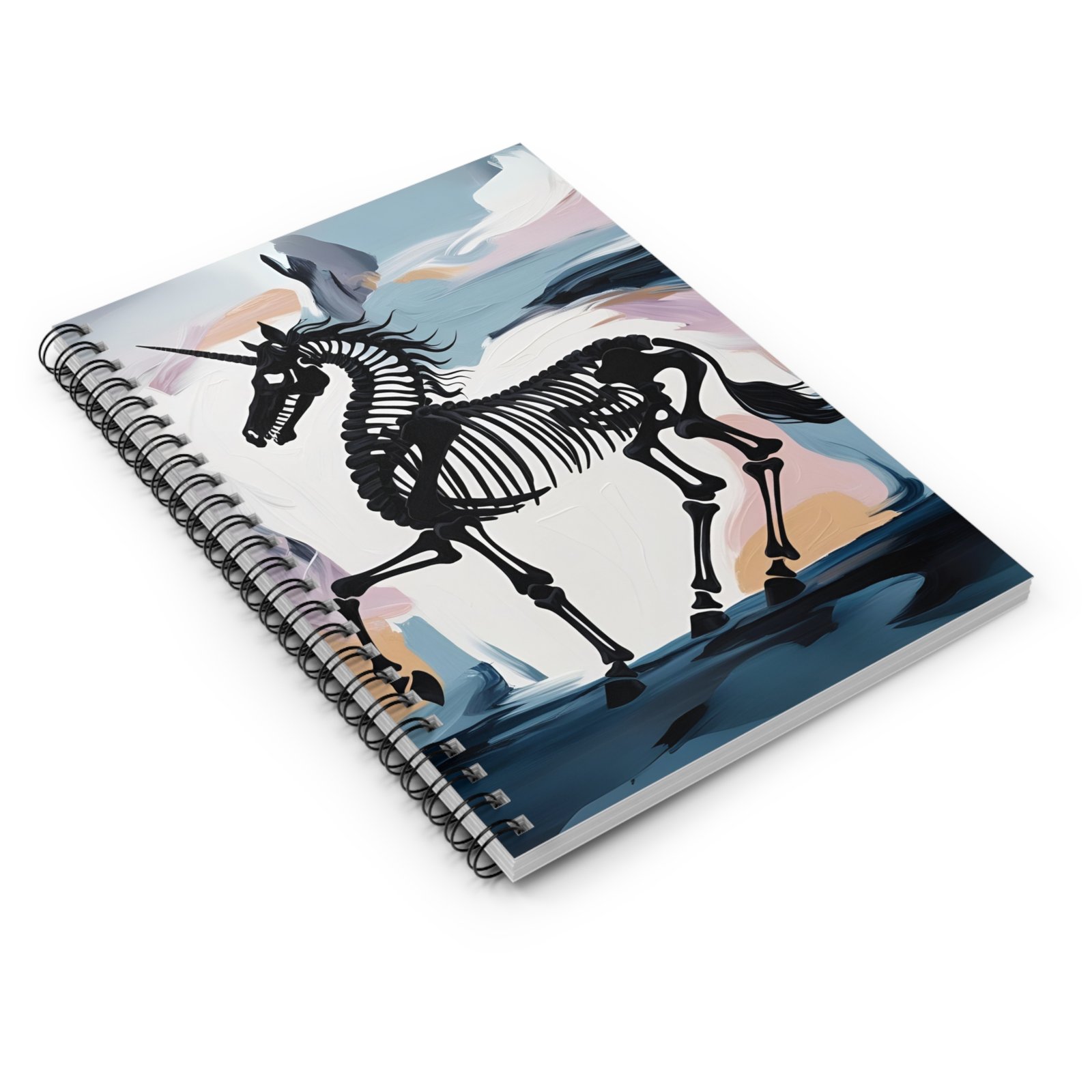 IS_4831 Unicorn Skeleton Spiral Notebook - Image 3