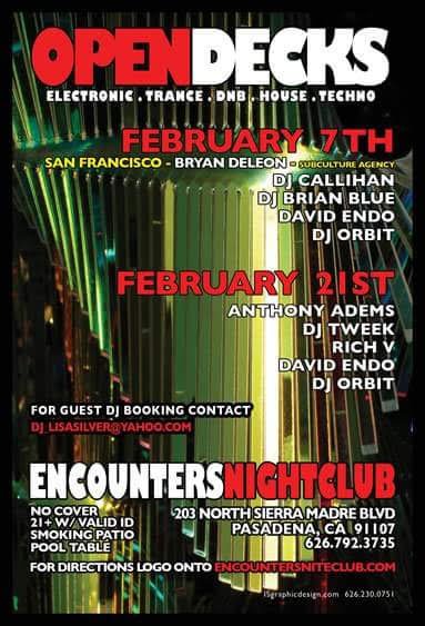 Open Decks Flyer Design
