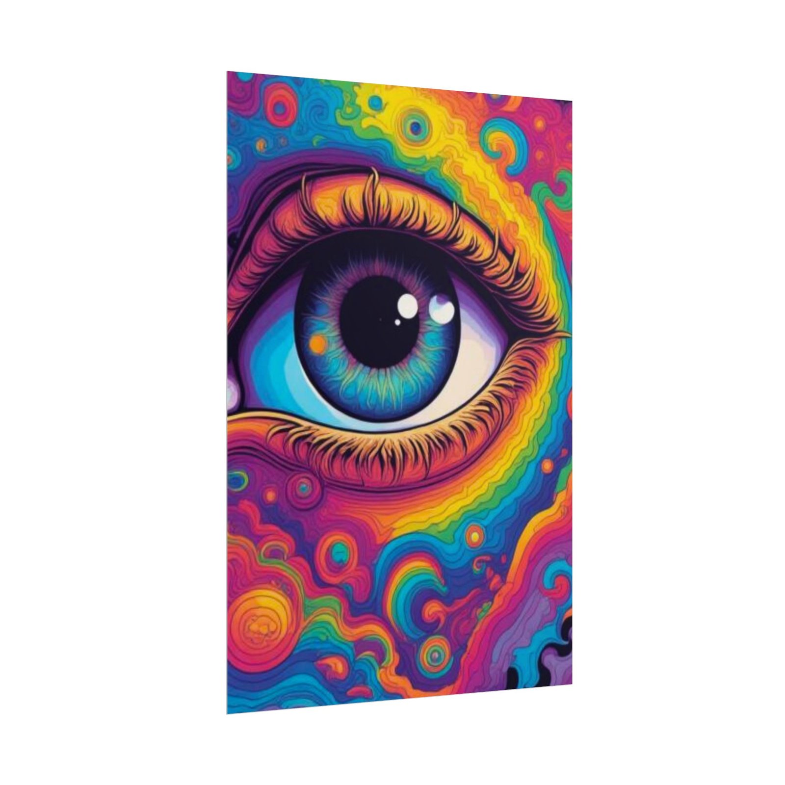 Psychedelic Eye Rolled Poster - Image 2