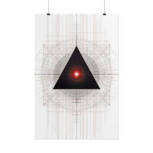 Geometric Abstract Sacred Geometry Rolled Poster