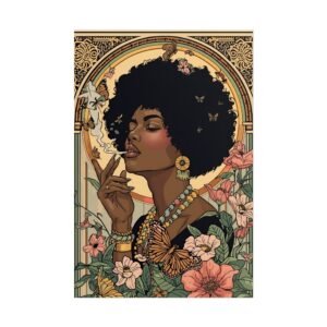 Afrocentric Art Nouveau Rolled Poster