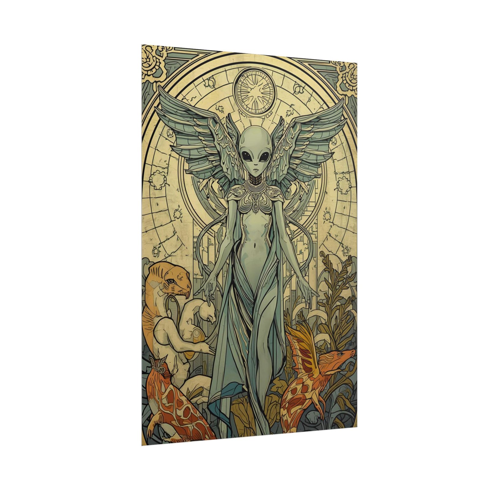 Alien Angel Fantasy Rolled Poster - Image 3