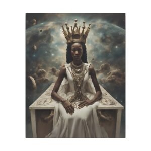Regal Queen Portrait Matte Canvas 16x20"