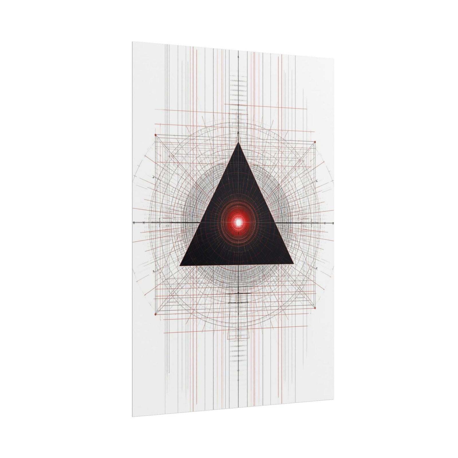 Geometric Abstract Sacred Geometry Rolled Poster - Image 2