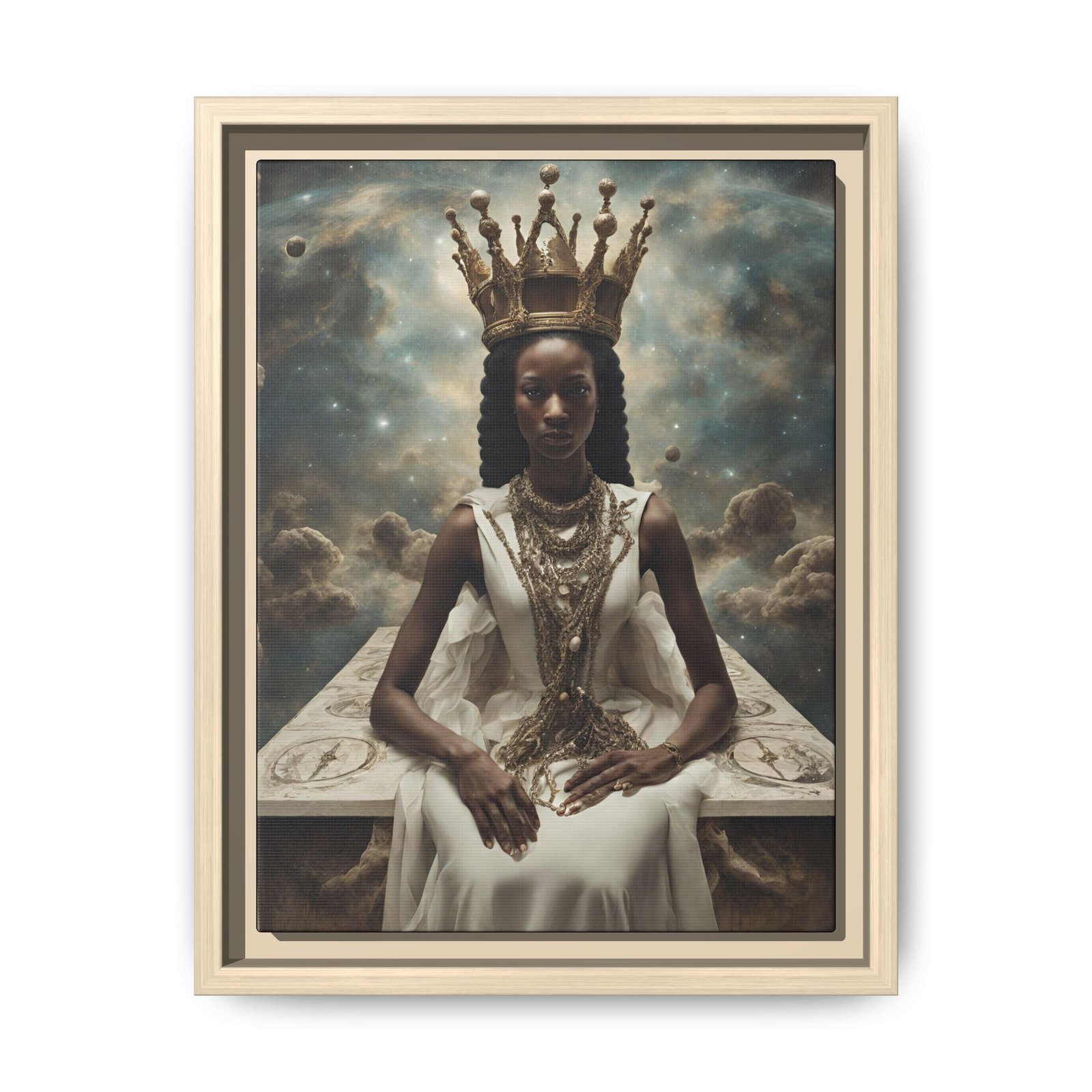IS_0359 African Queen Matte Canvas FRAMED 9x12" - Image 7