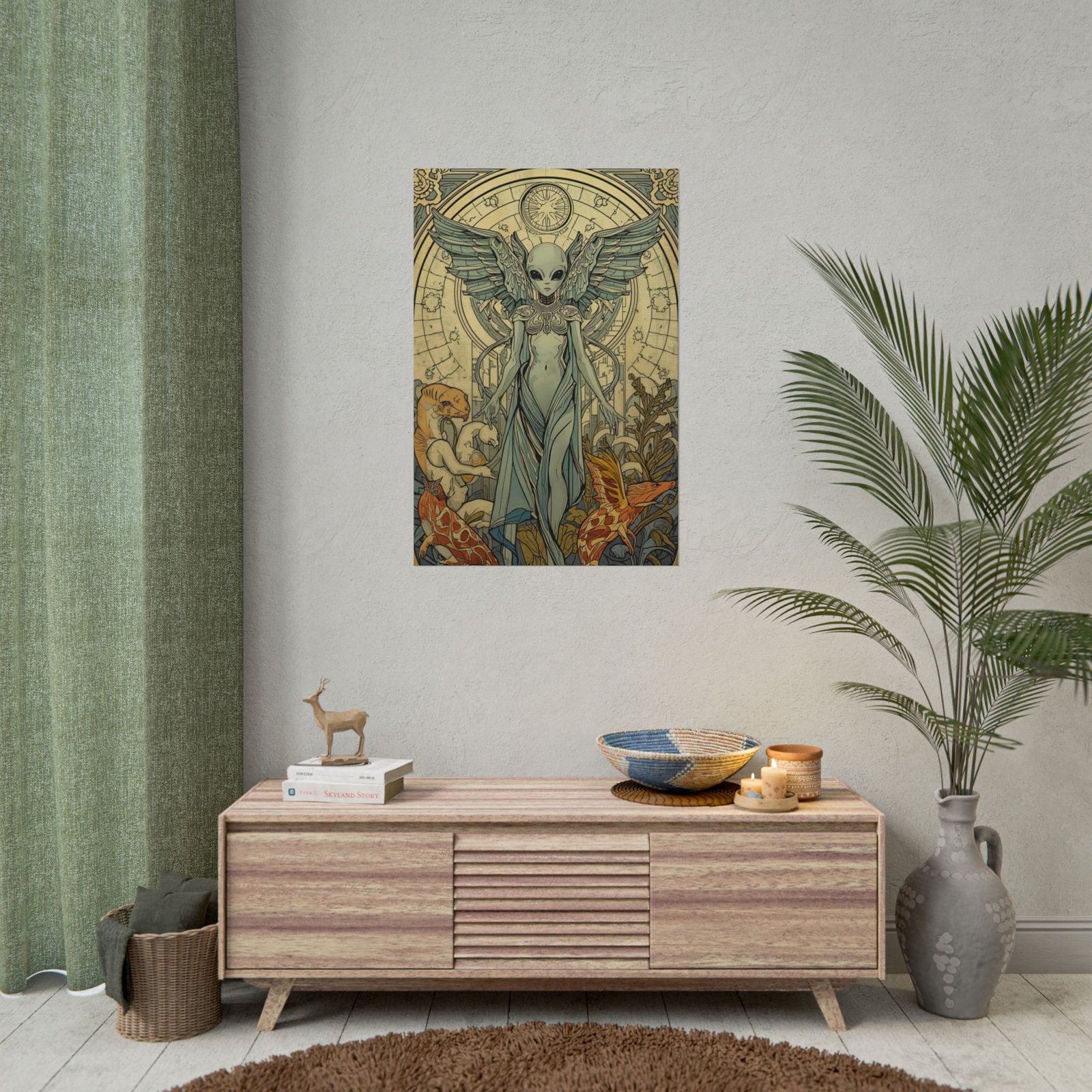 Alien Angel Fantasy Rolled Poster - Image 4