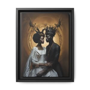 Regal Black Royals Canvas FRAMED  9x12"